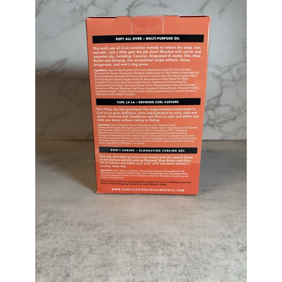 Aunt Jackie's Curls & Coils Style & Define Kit Soft All Over, Curl La La,don't - Picture 2 of 3